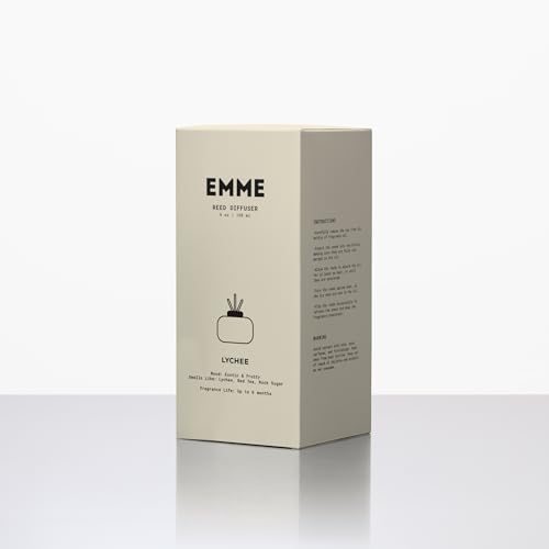 EMME NYC 6 oz Lychee Scented Reed Diffuser