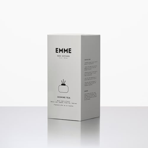 EMME NYC 6 oz Jasmine Tea Scented Reed Diffuser