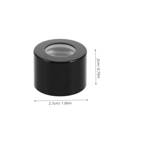Black Diffuser Caps 10pcs Sturdy Metal Replacement Lids for Reed Diffusers