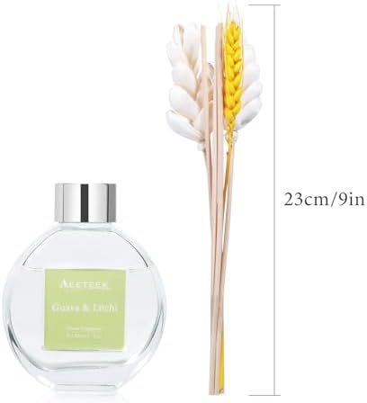 Guava Litchi Reed Diffuser Set - 80ml Strong Fragrance