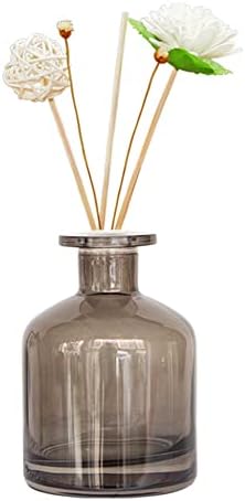 Grey 150ML Glass Diffuser Bottle Jar Vase