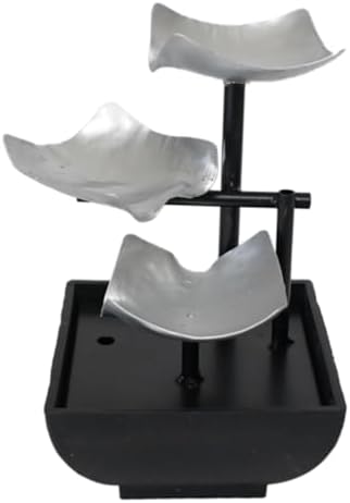 Alipis Solar Water Fountain Tabletop Waterfall Decor