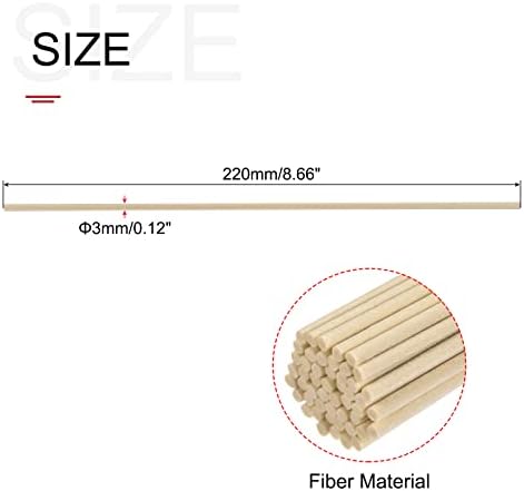 MECCANIXITY Reed Diffuser Sticks 86 x3mm Pack of 50