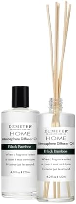 DEMETER Black Bamboo Diffuser Oil 4 oz Set