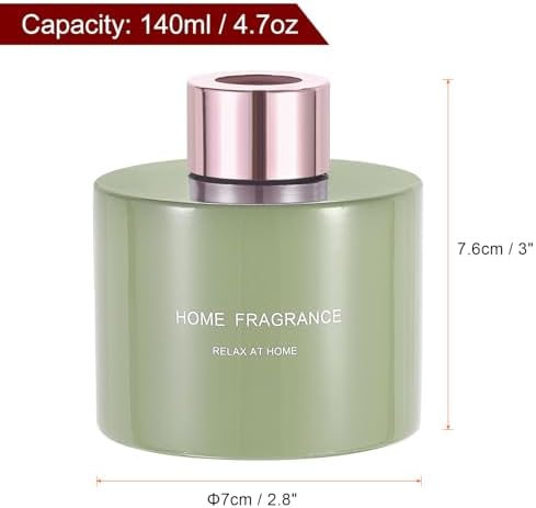 HARFINGTON 140ml Glass Diffuser Bottle with Gold Cap 1