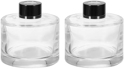 HARFINGTON 2pcs 150ml Empty Glass Diffuser Bottle Set