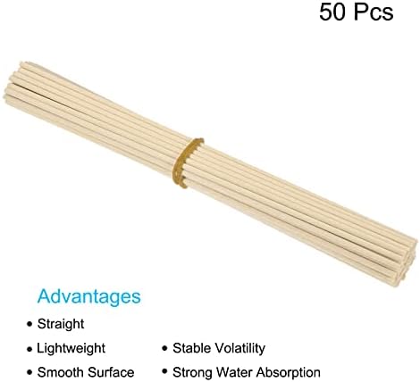MECCANIXITY Reed Diffuser Sticks 86 x3mm Pack of 50
