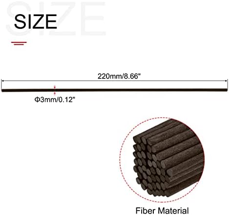 MECCANIXITY Fiber Reed Diffuser Sticks Pack of 50 1