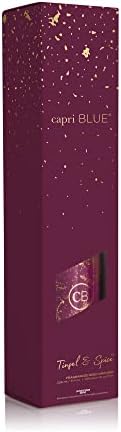 Capri Blue Glimmer Reed Diffuser Set - Tinsel Spice