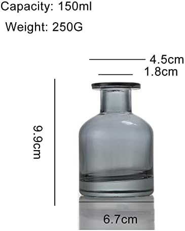 1PCS 150ml Glass Diffuser Bottle Aromatherapy Set