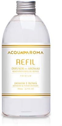 Premium Reed Diffuser Oil Refill Jasmine Pomegranate 169 FL OZ by Acqua Aroma