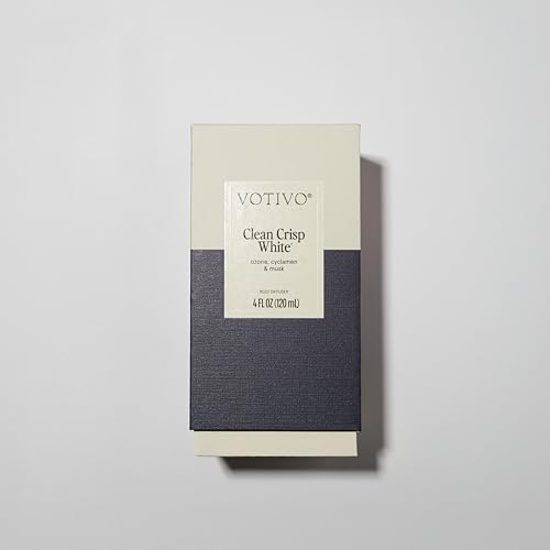 Votivo Clean Crisp White Reed Diffuser 4oz