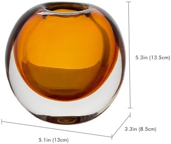 Amber Glass Vase for DIY Reed Diffuser 200mL