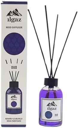 Bamboo Reed Diffuser Set with Oud Fragrance