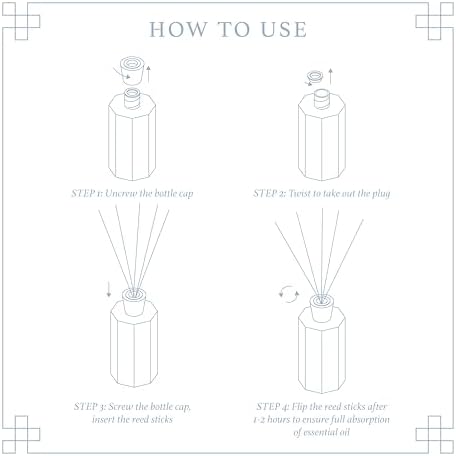 Aeviva Reed Diffuser Set 67 oz Clean Linen Scent