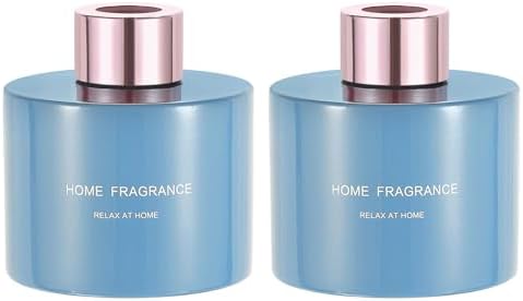 HARFINGTON 2pcs Empty Glass Diffuser Bottle 140ml