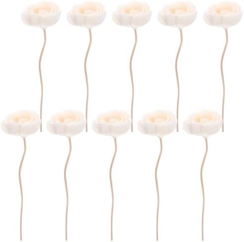 Garneck 10PCS Natural Rattan Diffuser Sticks