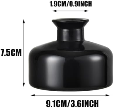 VASANA 200 ml Empty Glass Diffuser Bottle Black