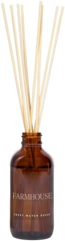 Sweet Water Decor Farmhouse Amber Reed Diffuser Set