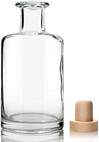 Feel Fragrance Glass Diffuser Bottles Set of 4 53 In High 240ml