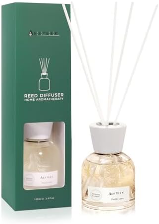 Aeeteek Reed Diffuser Set with 6 Fiber Sticks