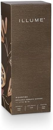 Woodfire Aromatic Diffuser Set - Bamboo and Glass