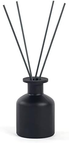 QUUPY 150ml Glass Diffuser Bottle Set Black