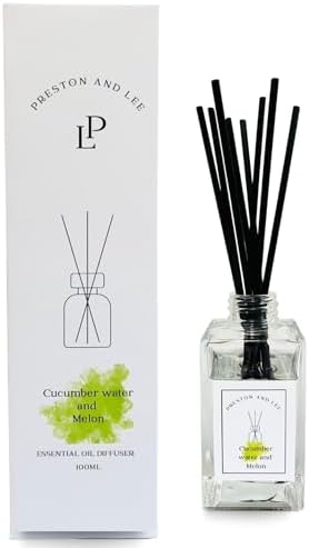 Preston and Lee Cucumber Melon Reed Diffuser Set