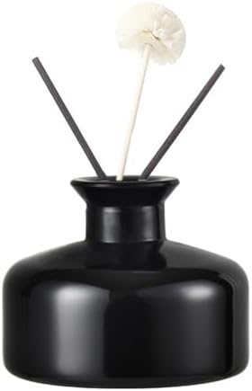VASANA 200 ml Empty Glass Diffuser Bottle Black