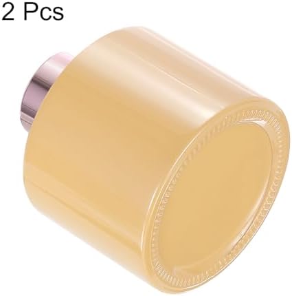 HARFINGTON 2pc Empty Glass Diffuser Bottle with Gold Cap
