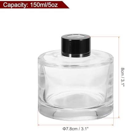 HARFINGTON 5oz Empty Glass Diffuser Bottle