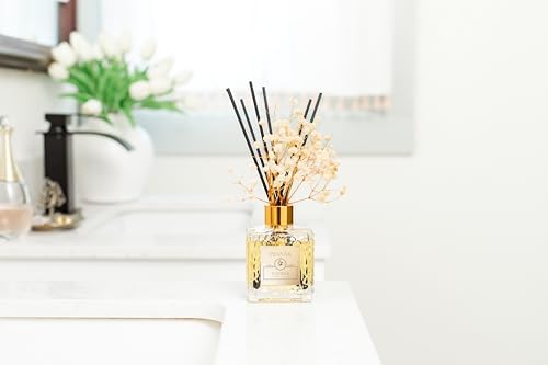 PEANAK Reed Diffuser Set of 2 - Vanilla Coconut Fragrance