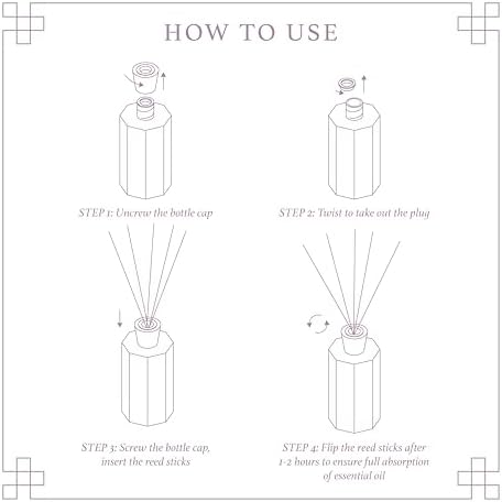 Aeviva Reed Diffuser Set with Lavender Eucalyptus Scent