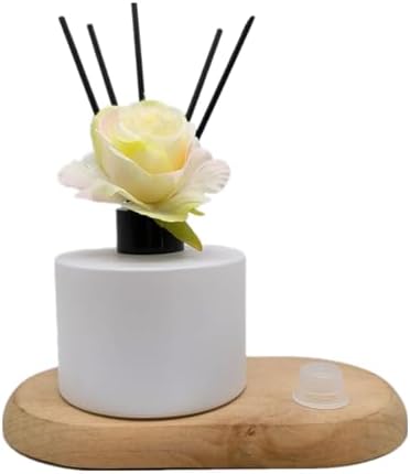 2PCS 200ml Matte White Reed Diffuser Set