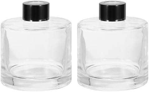 HARFINGTON 2pc 200ml Empty Glass Diffuser Bottle Set