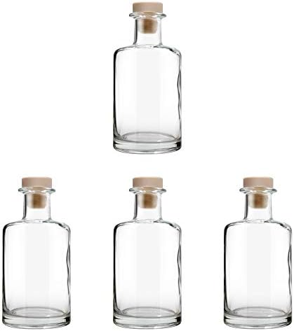 Feel Fragrance Glass Diffuser Bottles Set of 4 53 In High 240ml