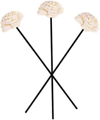 PRETYZOOM 3PCS Dried Flower Diffuser Sticks for Home Fragrance