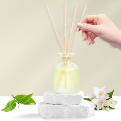Jasmine Green Tea Reed Diffuser Set 2 Packs 16 Sticks