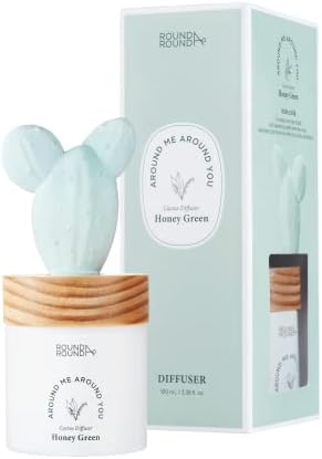Round AROUND Cactus Diffuser Honey Green