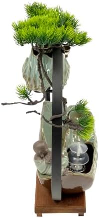 Headery Desktop Water Fountain with LED Strip and Atomizer