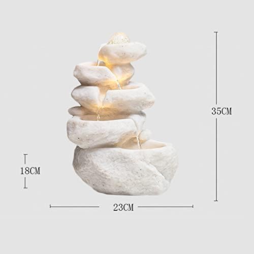 Desktop Fountain with LED Lights and Soothing Waterfall Sound