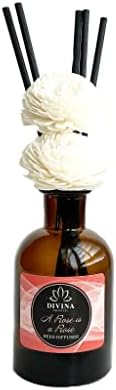 Divina Esencial Rose Amber Reed Diffuser Set