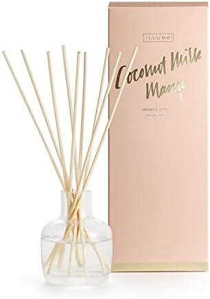 Illume Coconut Milk Mango Reed Diffuser Set
