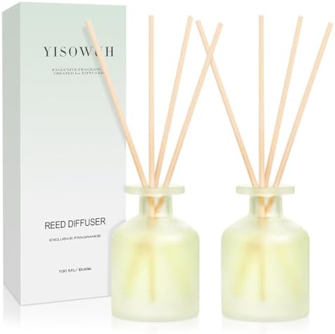 Jasmine Green Tea Reed Diffuser Set 2 Packs 16 Sticks