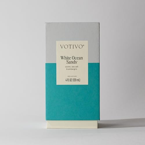 Votivo White Ocean Sands Reed Diffuser Set