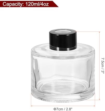 HARFINGTON 4pcs 120ml Refillable Diffuser Bottles