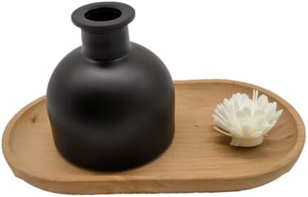 2PCS Matte Black Reed Diffuser Set