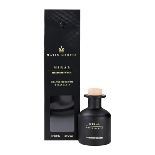 Miral Reed Diffuser 5 oz - Orange Blossom Mandarin Aromatherapy