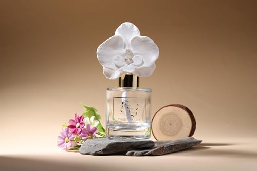 Orchid Ceramic Reed Diffuser Set 120ML White Orchid Home Decor