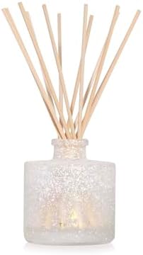 Thymes Frasier Fir Reed Diffuser Set 4 Fl Oz White Flocked